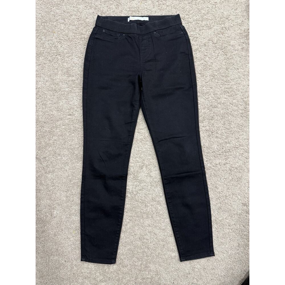 Levi Signature Gold Pull On‎ Skinny Jeans Black 28x30 Women’s